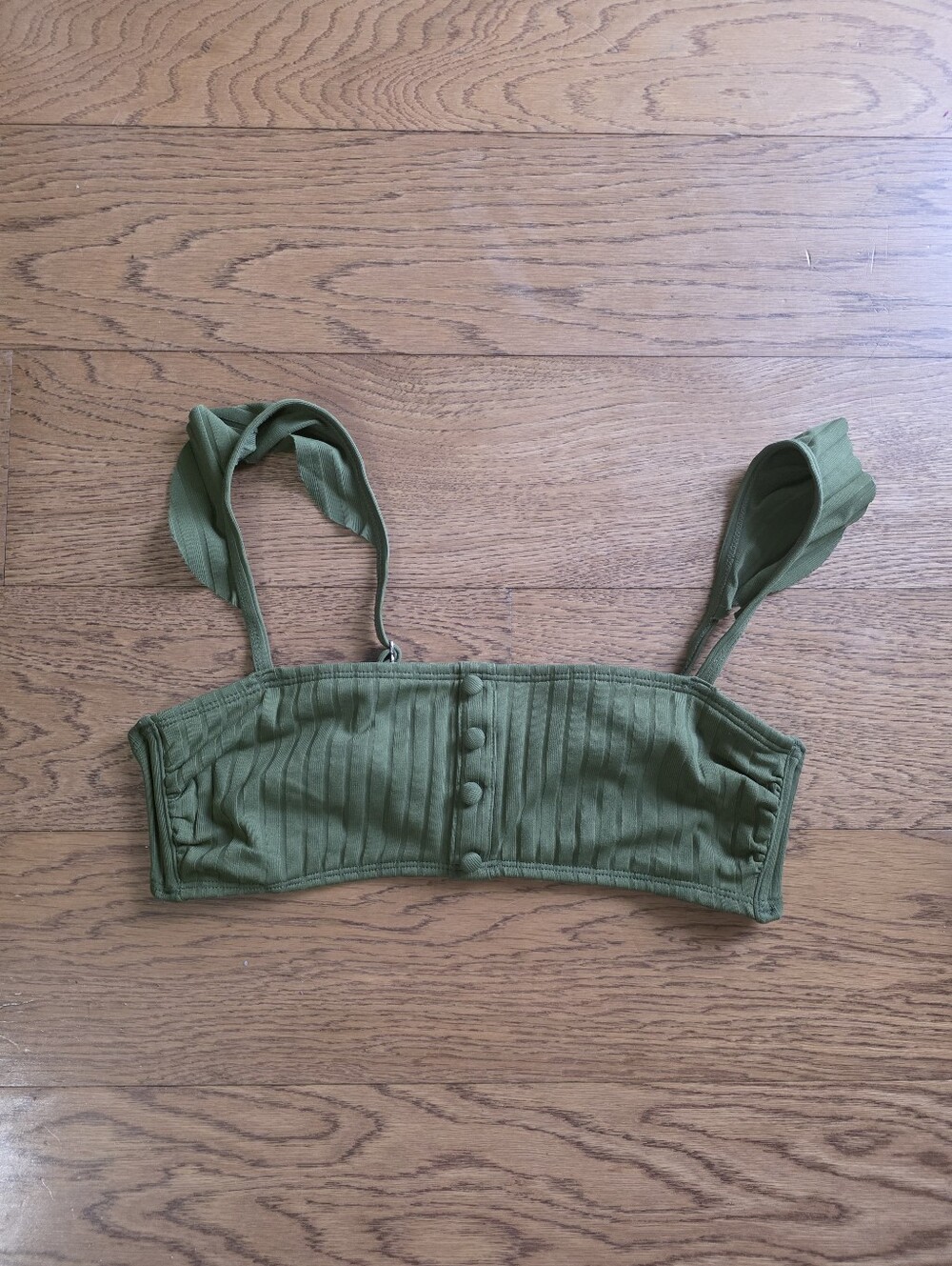 Xhilaration Swim Top Green Medium